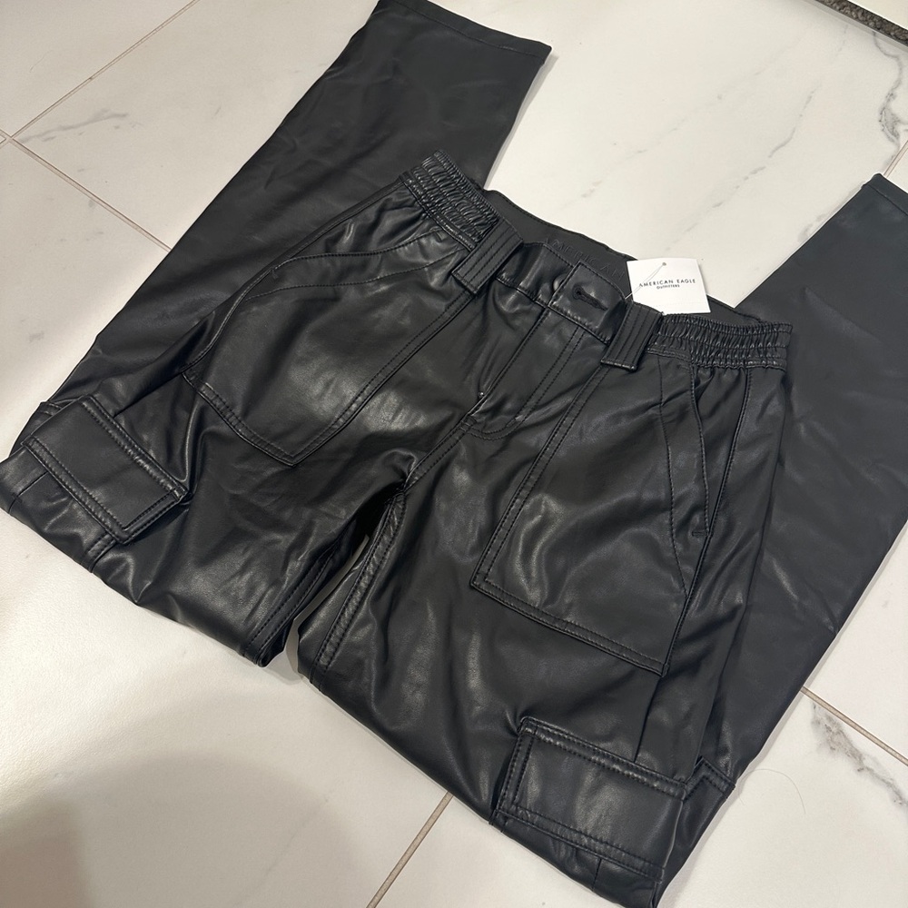 American Eagle Outfitters Black Straight Leg Pants